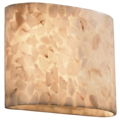 Alabaster Rocks! Oval Wall Sconce by Justice Design Group - Starlight Lighting USA and Canada